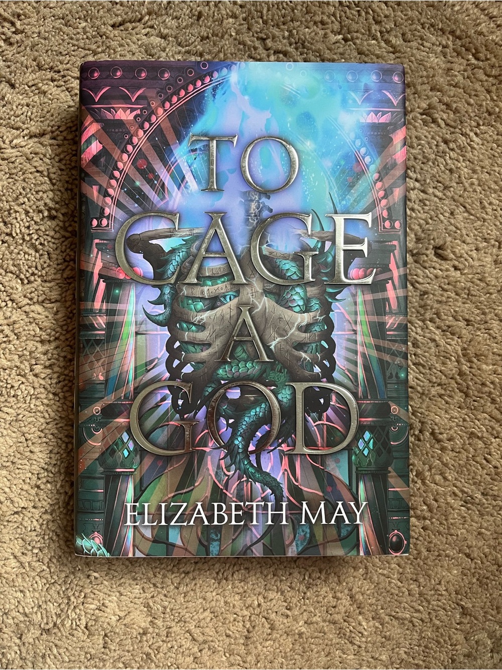 SPECIAL SIGNED EDITION Illumicrate To Cage a God by Elizabeth May - Hardcover
